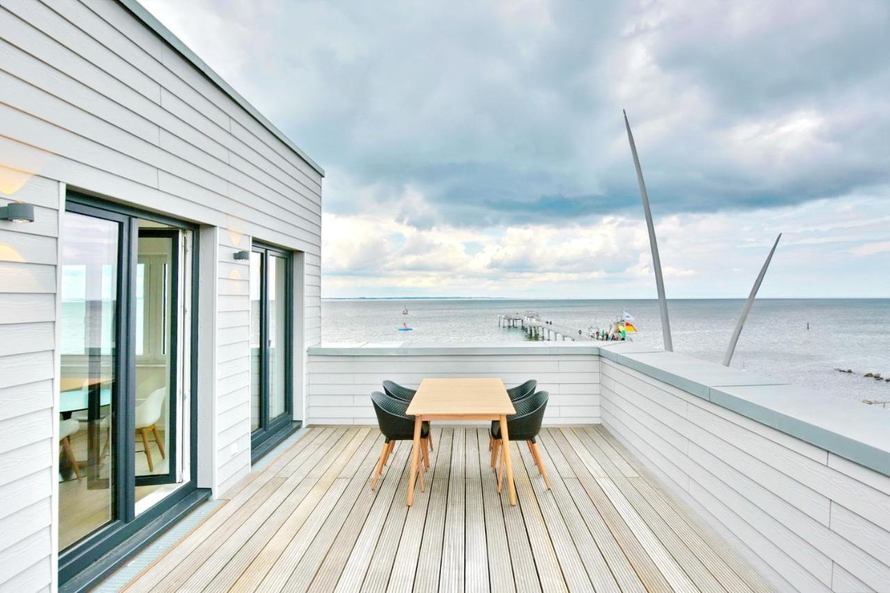 Strandperle Ostsee Penthouse Suite 2 닌도르프 외부 사진